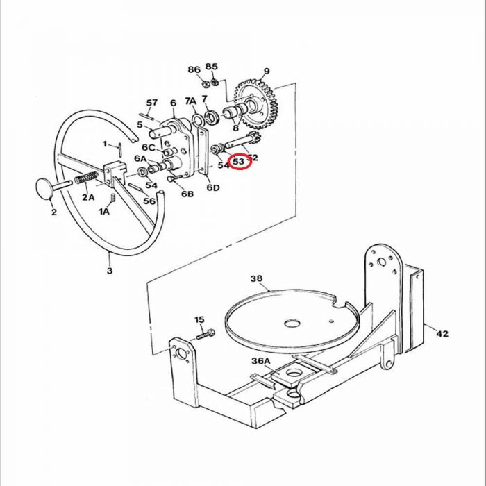 Winget mixer 100T handwheel flat washer 10S18
