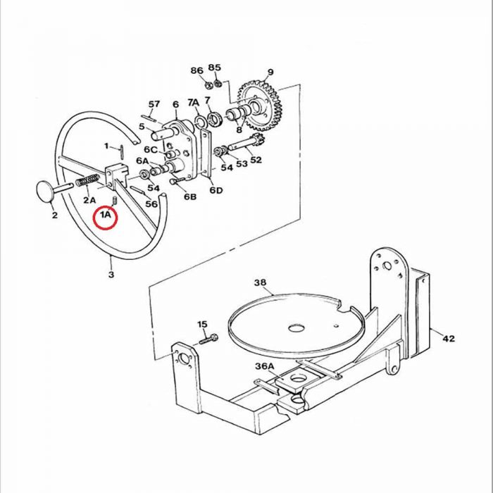 Winget mixer 100T handwheel grub screw