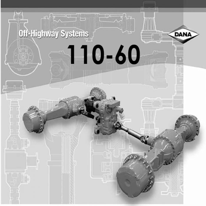 Dana Spicer 110-60 axle drawing for download