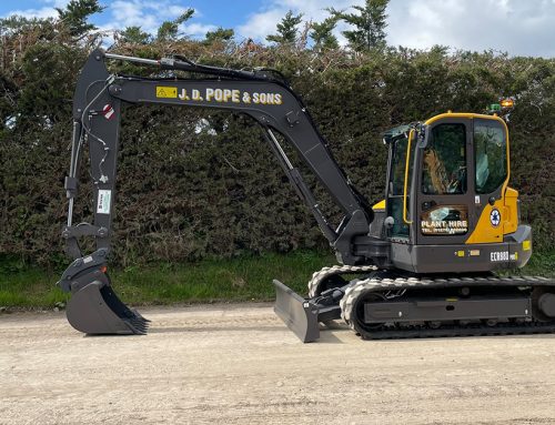 JD Pope & Sons take delivery of a brand new ECR88D Pro