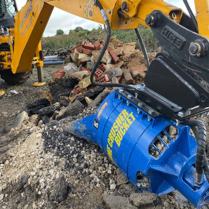 Auger Torque - Cone Crusher Bucket to suit 3-10t Machines