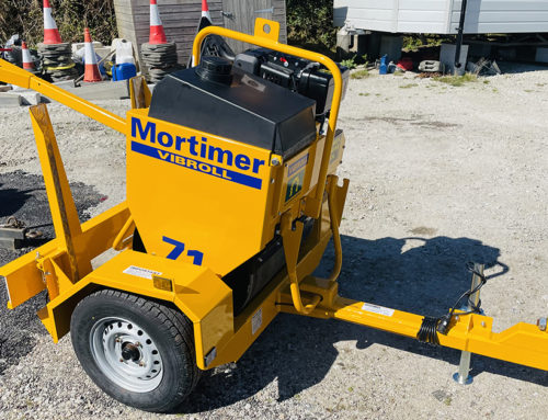 New Equipment Delivery: Mortimer Pedestrian Vibrating Roller for Paul Crocker & Sons