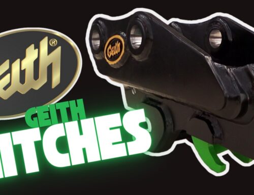 Geith Hydraulic Hitches Fitted to Volvo EC18E, ECR18E, ECR25D and EC27D Excavators