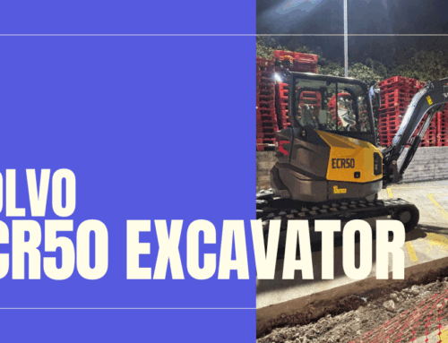 A new Volvo ECR50F to GJW Groundworks.