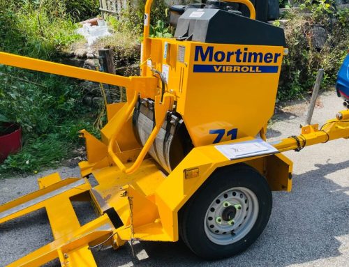 Roseland Resurfacing Ltd and Theobald Tarmacadam Ltd Invest in New Mortimer Vibroll 71 Rollers